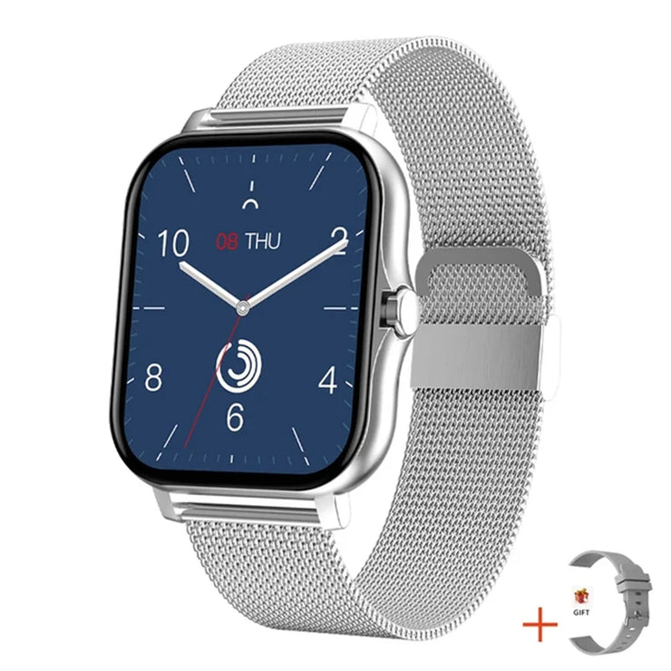 Bluetooth Smartwatch - Fitness Tracker with Voice Assistant & Calls