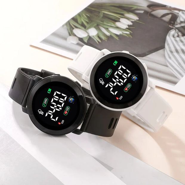 Couple LED Digital Watches - Military Sports Silicone Watch for Men & Women