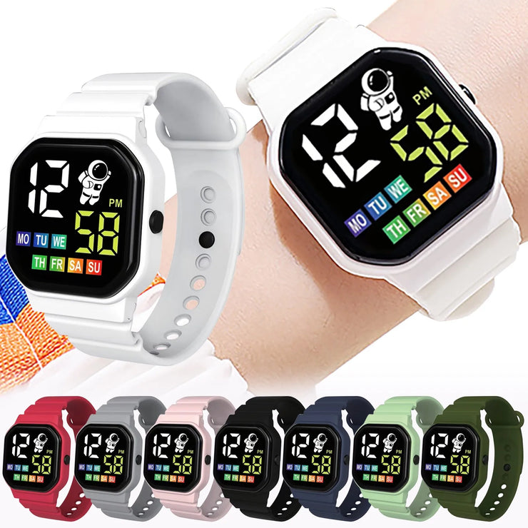 Children’s Sports Watch - Outdoor Electronic Watch with Week Display