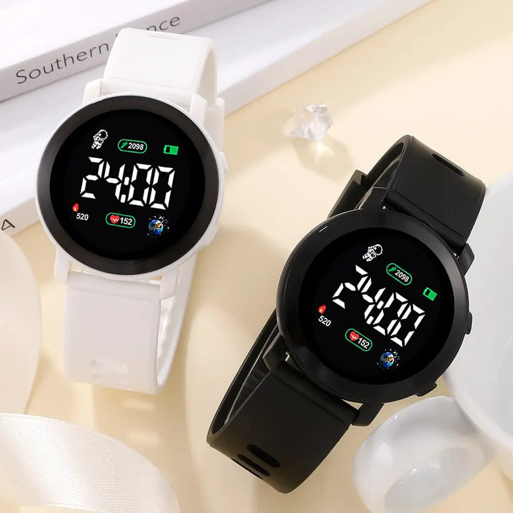 Couple LED Digital Watches - Military Sports Silicone Watch for Men & Women