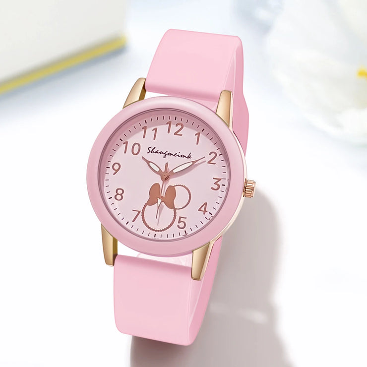 Women’s Casual Sport Cartoon Silicone Quartz Watch