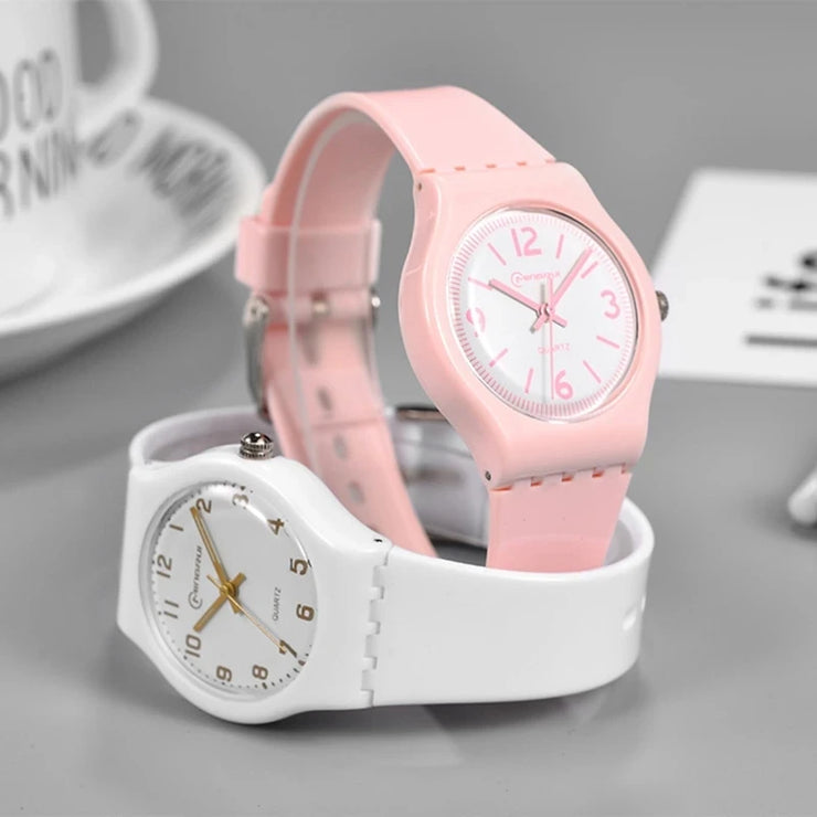 Kids Waterproof Quartz Watch - Cute Digital Wristwatch for Boys & Girls