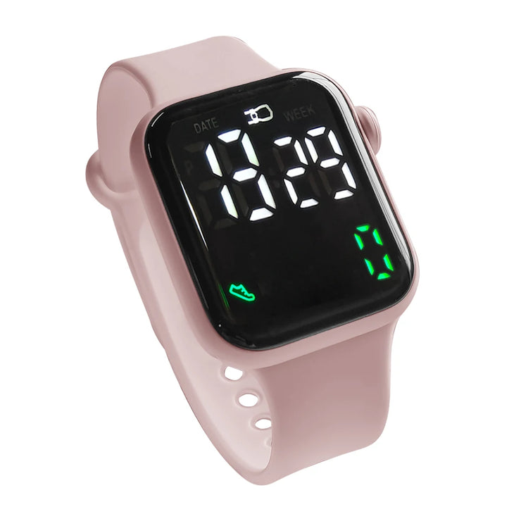 Children's Smart Watch - Step Counting, Sports Calendar, LED Display