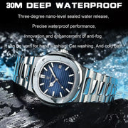 2025 POEDAGAR Luxury Men's Watch - Waterproof Stainless Steel Quartz