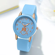 Women’s Casual Sport Cartoon Silicone Quartz Watch