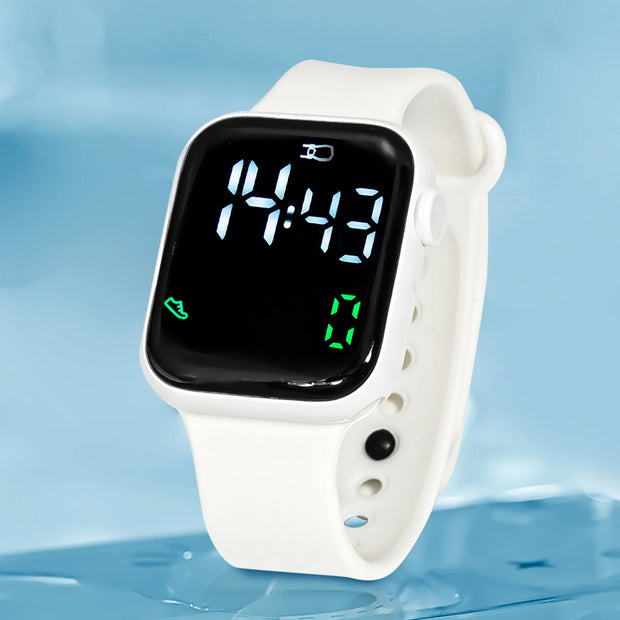 Children's Smart Watch - Step Counting, Sports Calendar, LED Display