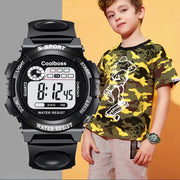 Kids Electronic Watch - Luminous Military Sport Waterproof Digital Watch