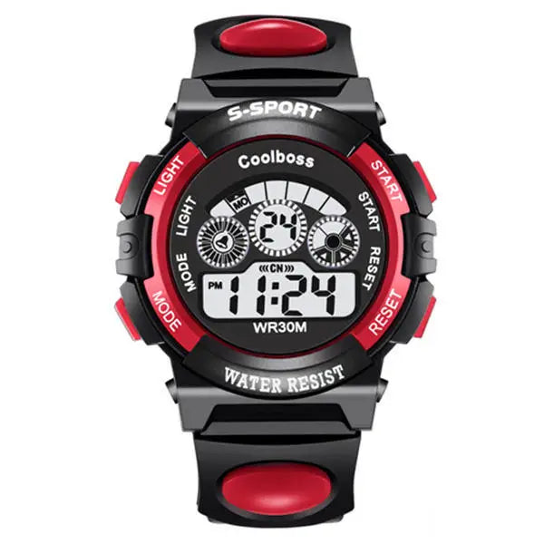 Kids Electronic Watch - Luminous Military Sport Waterproof Digital Watch