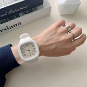 Square Digital Watch - Silicone Band, Sporty & Fashionable for Teens