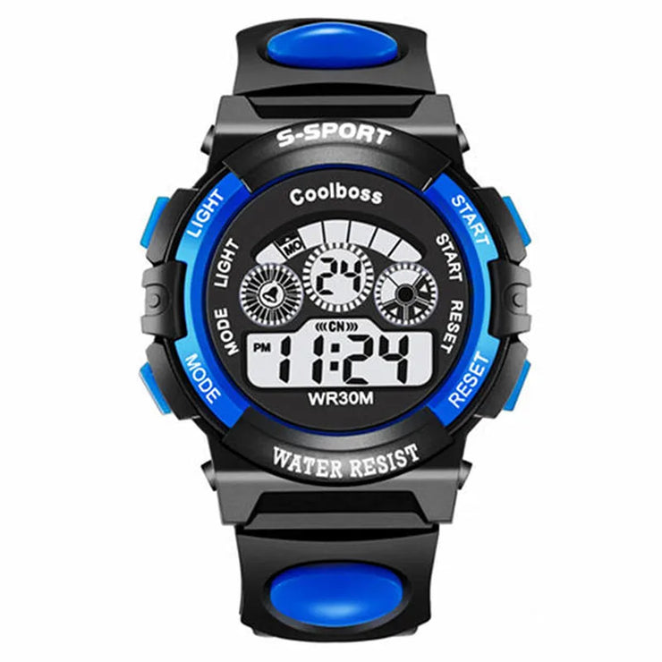 Kids Electronic Watch - Luminous Military Sport Waterproof Digital Watch