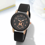 Women’s Casual Sport Cartoon Silicone Quartz Watch